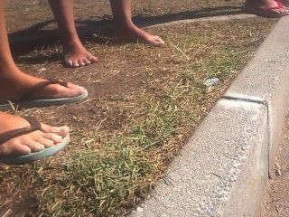 foot sand