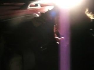 woman smoking in car